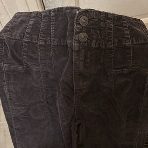 Free people brown corduroy bell bottoms size 24